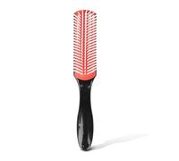 Cepillo de pelo desenredante de 7 filas para desenredar, cepillo para el cuero cabelludo, masajeador recto y húmedo para mujeres y hombres, cepillo de pelo rizado