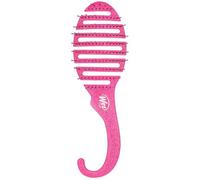 Cepillo de pelo desenredante para ducha de Wet Brush, color rosa con purpurina, unisex, 1 cepillo de pelo.