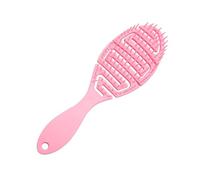 Cepillo de pelo Esqueleto Desenredante Antienredos y Antirotura Masajeador Peine Desenredante Para Pelo Seco y Mojado Peinado Suave y Sin Tirones (Rosa)