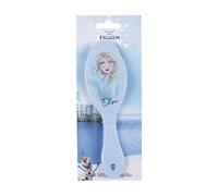 Cepillo de Pelo Infantil de Frozen - Color Azul - Elaborado con Materiales Duraderos y Resistentes - Estampado de Elsa - Producto Original Diseñado en España
