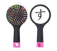 Cepillo de pelo japonés Hiragana Character SU Salon para desenredar la base