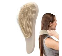 Cepillo de pelo liso, masajeador de cepillo de pelo, peinado rizado, cepillo de masaje liso para el cuero cabelludo, cepillo de masaje versátil para el cuero cabelludo, cepillo desenredante para