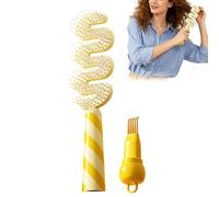 Cepillo de pelo para cabello rizado | Mango antideslizante Peine de peinado portátil - Cepillo de masaje para el cuero cabelludo, para festivales, salones, viajes, bodas, spa, cuidado del cabello