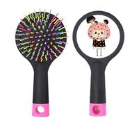 Cepillo de pelo para desenredar el cabello, con base de cojín, para alimentos, hongos, vegetales, saludables, UU