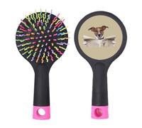 Cepillo de pelo para desenredar el pelo con base de cojín para perro y mascota