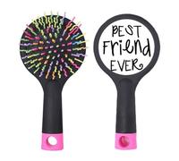 Cepillo de pelo para desenredar la amistad con texto en inglés "Best Friend Ever"