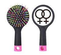 Cepillo de pelo para desenredar la igualdad de las mujeres, base de cojín para desenredar la diferencia de género