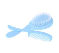 Cepillo de pelo para recién nacidos, peine suave para bebé, masajeador de cabeza, cuero cabelludo, conjunto de herramientas para bañarse, lavar el cabello, cerdas suaves redondas