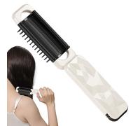 Cepillo de pelo plegable, cepillo de pelo de viaje con espejo, peine de masaje para cuero cabelludo, peine plegable portátil con cojín de aire para mujeres y hombres, antiestático voluminizador para