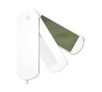 Cepillo De Pelo Plegable - Herramientas De Peinado Del Cabello Con Cepillo De 28,5 G | Espejo De Viaje Portátil Con Asa: Espejo De Tocador Plegable Compacto Y Desenredante Para Mujeres, Niñas, Viajes,