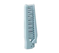 Cepillo de pelo plegable portátil de plástico y peine de viaje, cepillo de pelo plegable de bolsillo, cepillo de pelo de doble cabeza para niña, peine de pelo de viaje para mujeres, tamaño de viaje