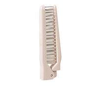 Cepillo de pelo plegable portátil de plástico y peine de viaje, cepillo de pelo plegable de bolsillo, cepillo de pelo de doble cabeza para niña, peine de pelo de viaje para mujeres, tamaño de viaje