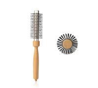 Cepillo de pelo profesional de tubo de aluminio para una conducción rápida del calor, adecuado para mujeres de moda y estilistas, cepillo de ventilación de secado rápido