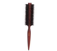Cepillo de pelo redondo para peinar, cepillo profesional con rodillo rizador de calidad de salón con mango de puntiaguda para peluquería suave y sin encrespamiento, uso (Líneas verticales)