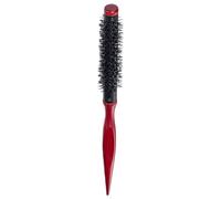 Cepillo de pelo redondo para secado con cerdas de nailon suave, estilo de rodillo para seco, rizado, 4 pequeños redondos con cerdas de nailon