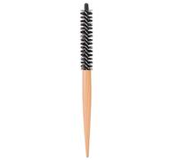 Cepillo de pelo redondo pequeño profesional con mango de madera,cepillo de estilo con cerdas de nailon para herramienta de peinado(20#Small Round Hair Brush)