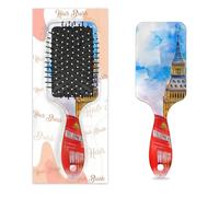 Cepillo de pelo vintage con diseño de bandera de Inglaterra del Big Ben de Londres, cepillo de pelo para niños y adultos, regalo de vuelta a la escuela, mujeres y hombres