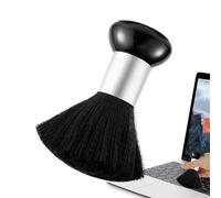 Cepillo de peluquería fronda de cuello, cepillo de fronda de cuello para cortar el pelo | Cepillo para quitar el polvo de uñas, cerdas de nailon, herramienta para uñas, cepillo profesional para