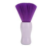 Cepillo de peluquero Plumero para el cuello Mango ergonómico y cómodo Cerdas de nailon suaves Removedor de barba portátil compacto para el hogar Peluquería Material de nailon ABS