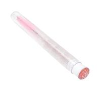Cepillo de pestañas, bobinas de cabeza de cepillo flexible para extensiones de pestañas, varita de rímel de decoración de diamantes de imitación, tubo de extensiones de rímel para suministros de