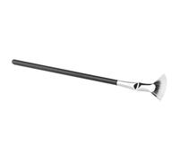 Cepillo de Pestañas en Forma de Abanico para Rímel, Negro | Herramienta Aplicadora para Maquillaje de Ojos, Uso en Salón o Casa, Fibra y Aluminio, Mujer