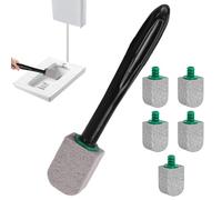 Cepillo de Piedra Pómez para Baño - Herramienta para Eliminar Manchas, de Inodoro de Mano, Diseño Colgante | Perfecto para Manchas Difíciles, Cabezas de Cepillo Recargables, Limpieza de Baño Do