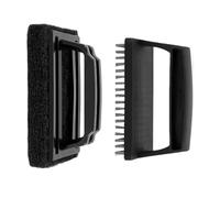 Cepillo de piscina, cepillo robusto de 2 piezas para paredes - Estropajo ergonómico para la limpieza de, azulejos, manchas de óxido y suciedad, para el cuidado diario y el mantenimiento persistente