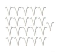 Cepillo de piscina y clips de repuesto para red, paquete de 21 para postes de limpieza de piscina, compatibles con accesorios de diámetro estándar