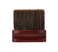 Cepillo de plato de cuello de barbero hábil | Cabello de nylon suave para un cuidado suave | Mango de haya ergonómico para la comodidad | Pelón/uso del hogar | Portátil y liviano