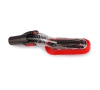 Cepillo de polvo al vacío de 32 mm con cerdas suaves para muebles, cortinas de techo, pantallas de lámparas, herramienta de limpieza flexible que acepta accesorios de manguera de 1.25 pulgadas, rojo