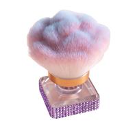 Cepillo de polvo, cepillo de mezcla para maquillaje - Maquillado cepillo para polvo suelto | Herramienta de maquillaje de cerdas suaves para contornear resaltar la manicura de limpieza de uñas Pedciur