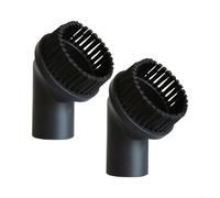 Cepillo de polvo de repuesto para aspiradora Nilfisk en seco y húmedo, cabezal redondo de 36 mm de diámetro para modelos Aero Multi II Buddy II Attix (2 unidades)