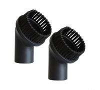 Cepillo de polvo de repuesto para aspiradora Nilfisk en seco y húmedo, cabezal redondo de 36 mm de diámetro para modelos Aero Multi II Buddy II Attix (2 unidades)
