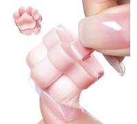 Cepillo de polvo de uñas | Colector de polvo para manicura en forma de pata de gato | Despejar los residuos de esmalte | Para el hogar, salón, cuidado diario, oficina, viaje, San Valentín