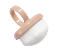 Cepillo de polvo de uñas con anillo de dedo, removedor de polvo de manicura para preparación de uñas, suministros de arte de manicura , herramienta de maquillaje para viajes, vacaciones, al aire