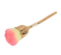 Cepillo de Polvo de Uñas Profesional en Forma con Cabello de Fibra Sintética Giratoria para una Limpieza Profunda | Blusher Portátil y Cepillo de Polvo Suelto con Electrochado Ergonómico para