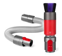 Cepillo de polvo + manguera de extensión flexible compatible con aspiradora Dyson Outsize / V7 / V8 / V10 / V11 / V15, cepillo de cerdas suaves, piezas de repuesto para aspiradora inalámbrica
