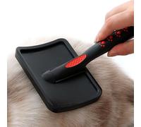 Cepillo de púas para perros | Herramientas Ergonómicas Antideslizantes Desenredantes,Herramienta De Aseo De Mascotas,Aseo Baño Diario Hogar Veterinario Spa Mascotas Cachorros Gatos Pelo Corto Cara Esp