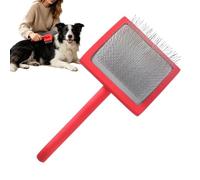 Cepillo de Púas,Peine de acero inoxidable de pelo largo - Cepillo acicalador canino - Enredos, nudos, alfombrillas, muda, interior, hogar, casa, baño y limpieza, pelo de cachorro