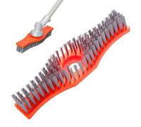 Cepillo de puente para cortacésped, herramienta de limpieza robusta - cepillo de cortadora de césped, para terraza, jardín, patio, piso, patio, granja, exterior, interior, azulejo