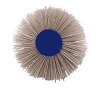 Cepillo de pulido 80 mm, taladro, alambre abrasivo, muela abrasiva nailon, cepillo radial for acabado muebles, 1 pieza(Grey,80)