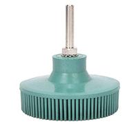 Cepillo De Pulido De Cerdas 3 Pulgadas, Disco De Cerdas para Desbarbado, Accesorio De Muela Abrasiva para Metal Fino, Cepillo Abrasivo De Goma para Amoladora, Discos De Limpieza Y Acabado Metálico