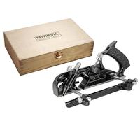 Cepillo de rebaje Faithfull 778 en caja de madera - Cepillo de rebaje y rebaje de hierro fundido con base rectificada con precisión para carpintería, recorte y trabajos a contraveta