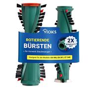 Cepillo de repuesto para aspiradoras Vorwerk EB 350, EB 351 y ET 340, 2 unidades como MisterVac VB127