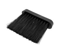 Cepillo de Repuesto para Chimenea, Escoba Manual para Limpieza | Cabezal de Reemplazo con Mini Recogedor, Estilo Europeo, para Hogar y Villa, Plástico Negro