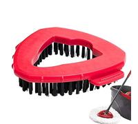 Cepillo de repuesto para fregona giratoria, compatible con el de tanque Spin Mop 1, cabezal de fregona triangular de repuesto para 1 de depósito, mopa giratoria de microfibra fácil de