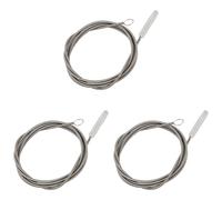 Cepillo de resorte para limpieza de tuberías de entrada y salida de 3 piezas de 1,5 m, largo para cerveza Ferme