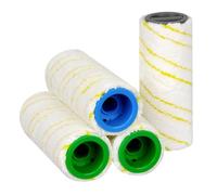 Cepillo de Rodillo, 4 Piezas Rodillos De Repuesto Para Kärcher FC7 FC5 FC3D FC3, Cepillo de Rodillo para Kärcher EWM 2, Repuesto 2.055-006.0 (Amarillo)