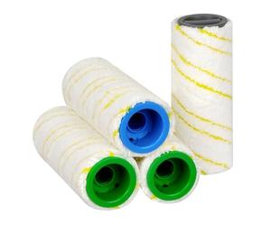 Cepillo de Rodillo, 4 Piezas Rodillos De Repuesto Para Kärcher FC7 FC5 FC3D FC3, Cepillo de Rodillo para Kärcher EWM 2, Repuesto 2.055-006.0 (Amarillo)