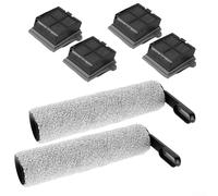 Cepillo de rodillo de filtro de repuesto para aspiradora Tineco para aspiradora iFloor 5 Breeze, incluye 4 filtros y 2 cepillos para mantener suelos limpios e higiénicos con un uso duradero